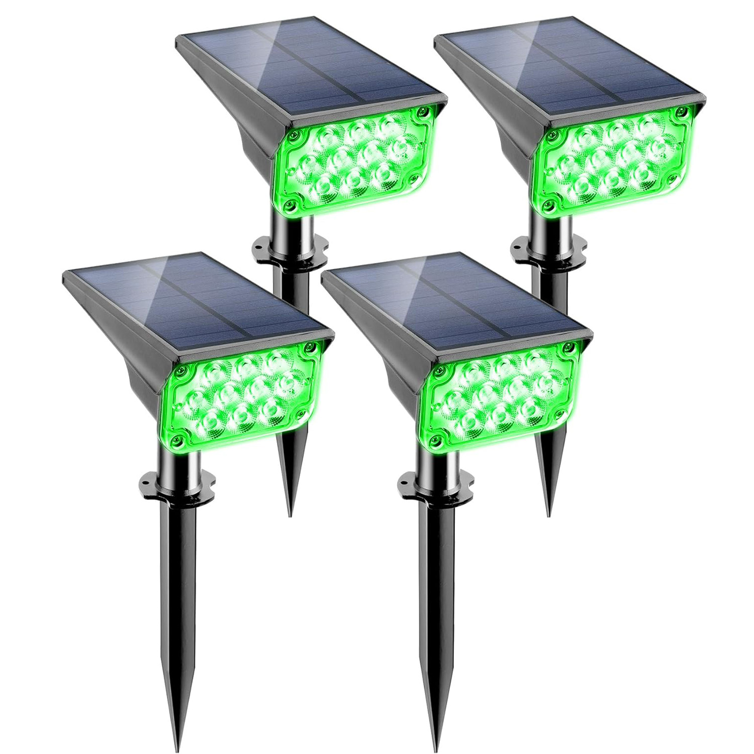 Outdoor Lighting On Trees - 4 buah lampu sorot surya lampu