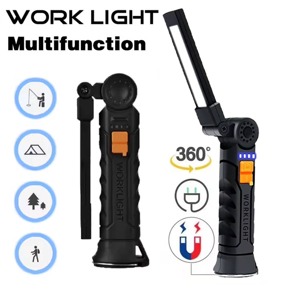 Outdoor Lighting Usb - Senter LED COB Portabel Senter Isi