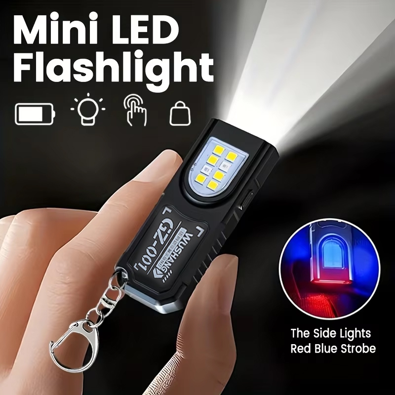 Outdoor Lighting Usb - Senter Gantungan Kunci Multifungsi Senter Mini