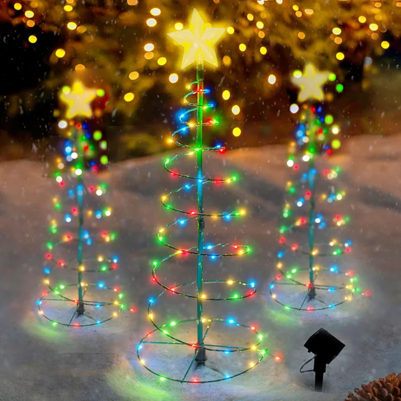 Dekorasi Pohon Natal LED Tenag - Outdoor Lighting On Trees ulasan dan harga