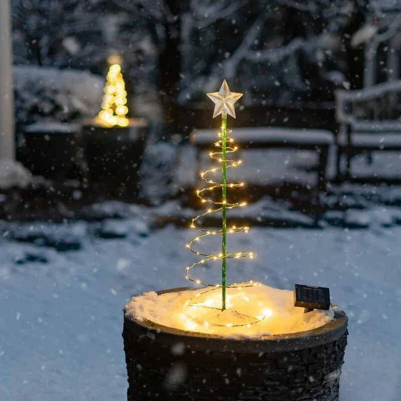 Dekorasi Pohon Natal LED Tenag - Outdoor Lighting On Trees ulasan dan harga