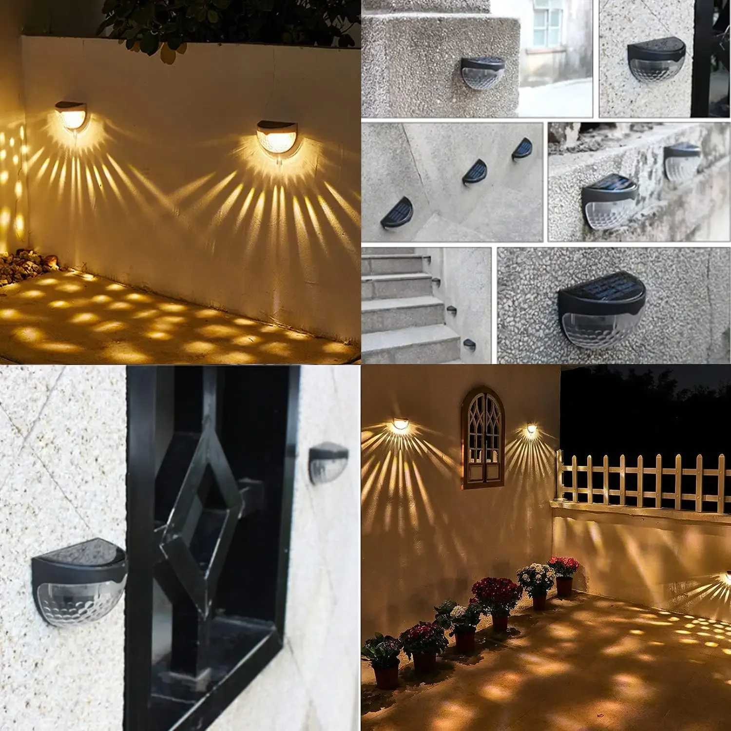 Lampu LED Tenaga Surya Lampu D - Outdoor Lighting On Fence ulasan dan harga