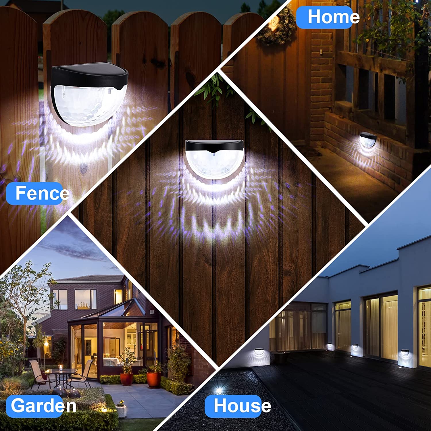 Lampu LED Tenaga Surya Lampu D - Outdoor Lighting On Fence ulasan dan harga