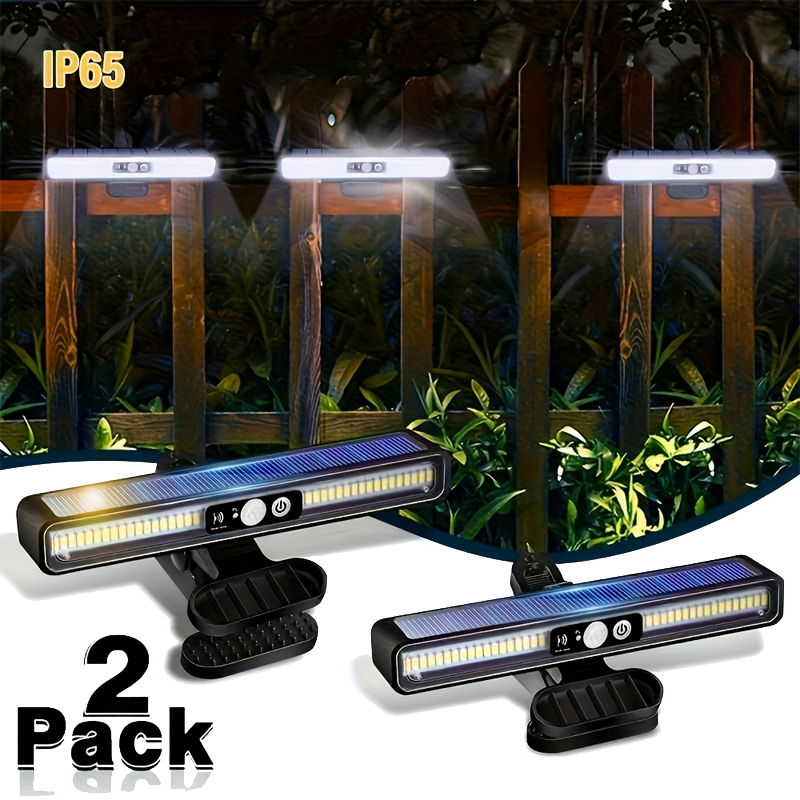 Lampu Gerak Tenaga Surya Clip  - Outdoor Lighting On Fence ulasan dan harga