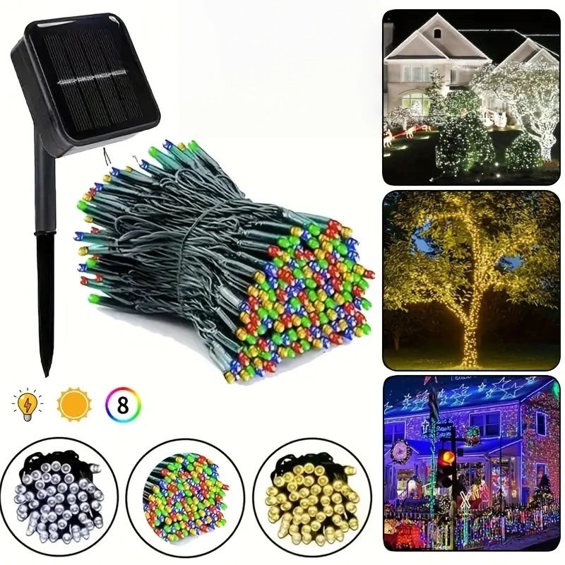 Lampu Tali Surya Luar Ruangan  - Outdoor Lighting On Trees ulasan dan harga