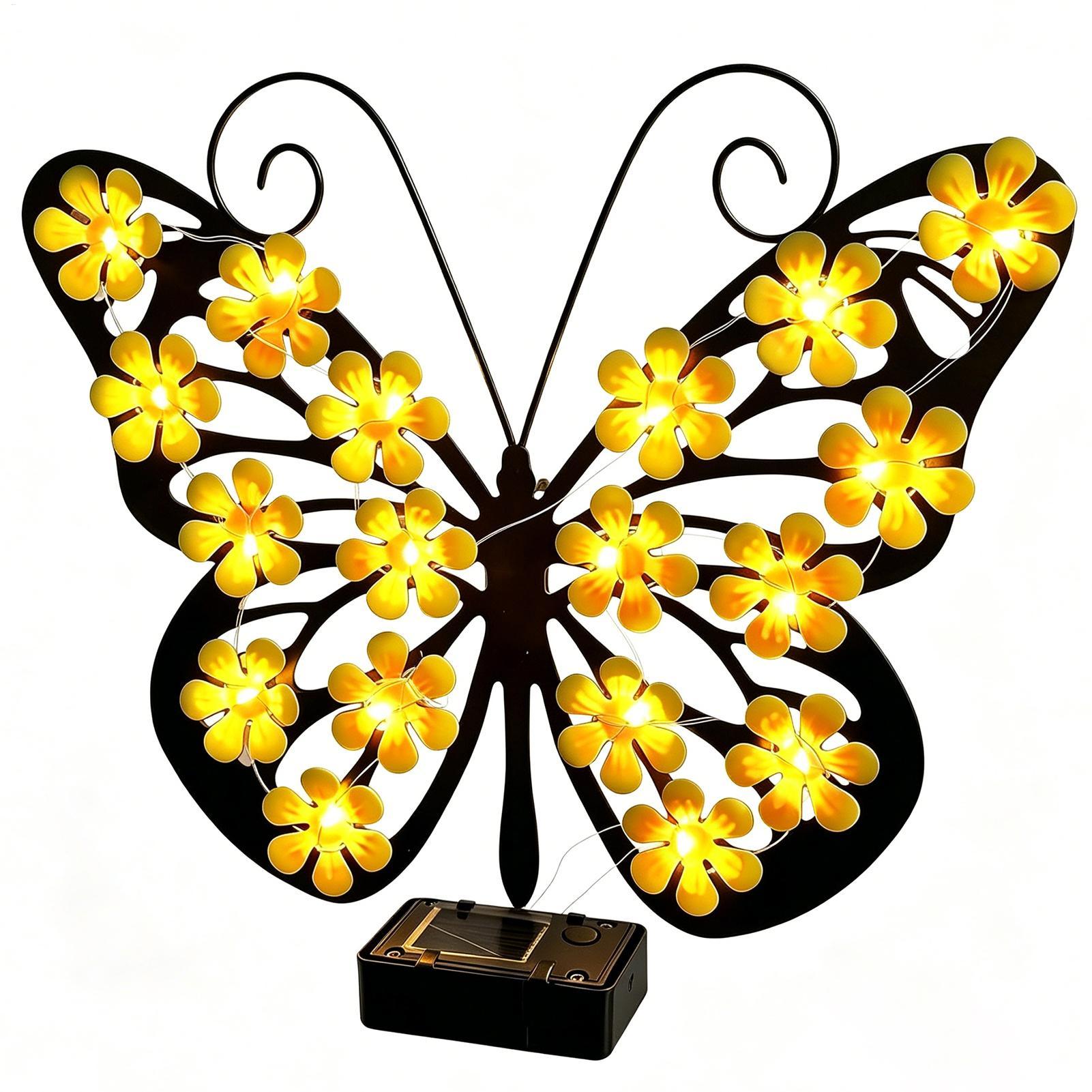 Lampu Taman Tenaga Surya Seni  - Outdoor Lighting On Fence ulasan dan harga