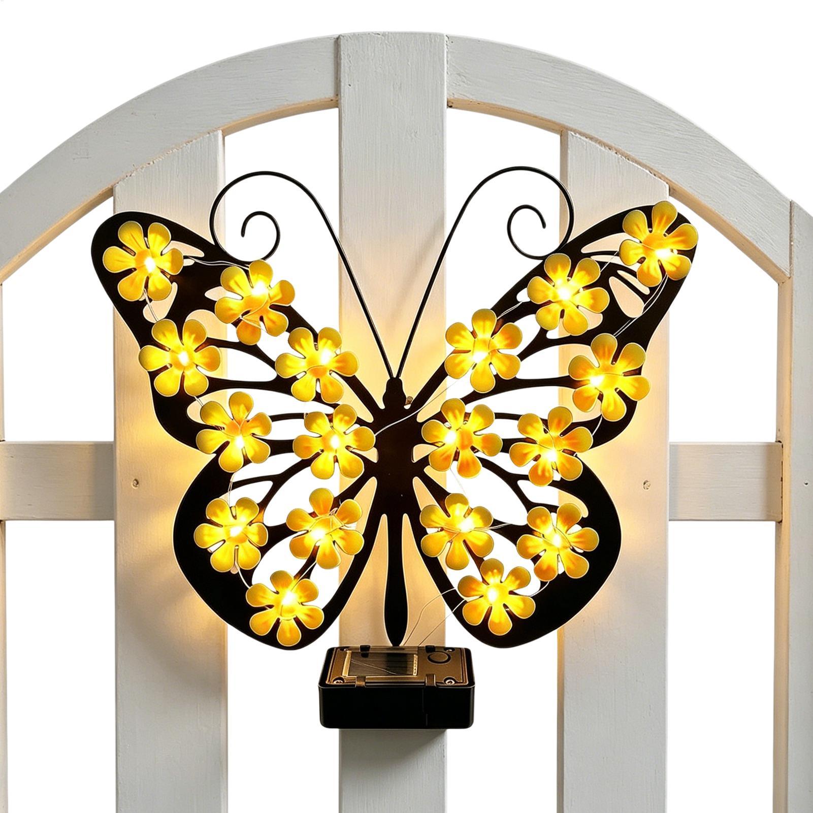 Lampu Taman Tenaga Surya Seni  - Outdoor Lighting On Fence ulasan dan harga