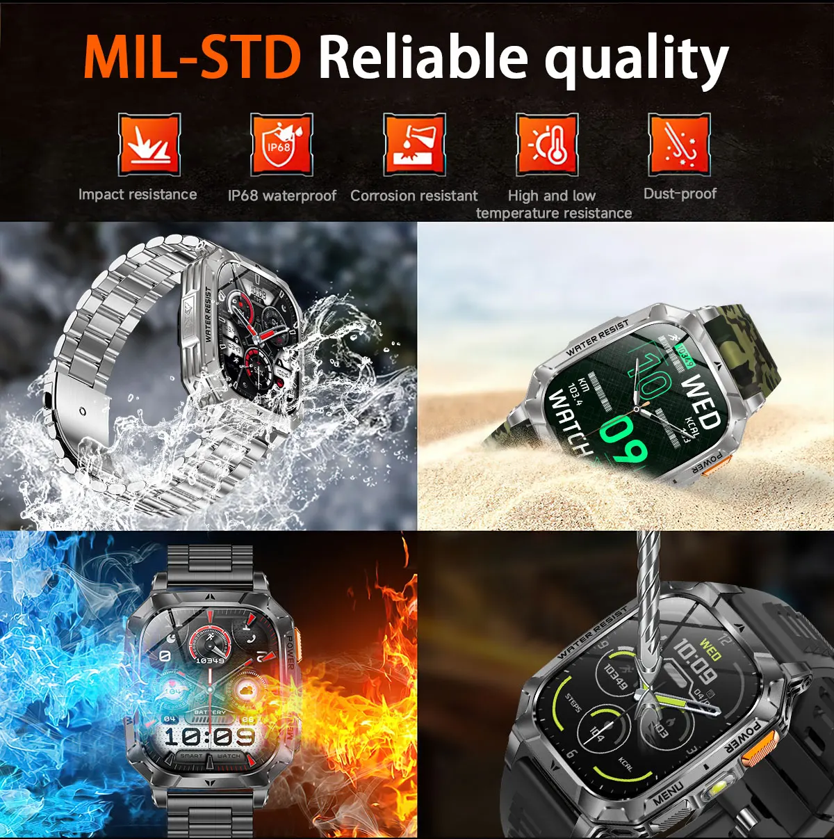 Jam Tangan Pintar Pria 2026 Ba - Outdoor Lighting Japanese ulasan dan harga