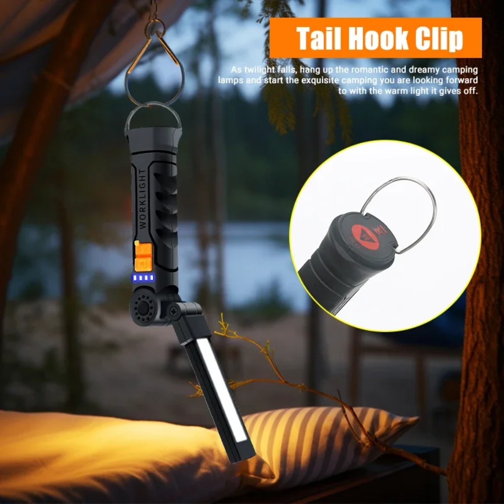 Senter LED COB Portabel Senter - Outdoor Lighting Usb ulasan dan harga