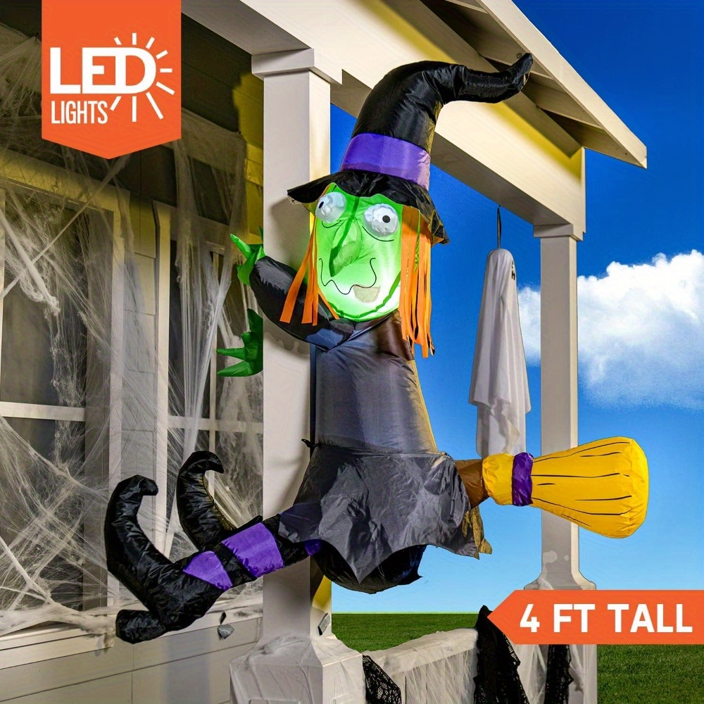 Penyihir Tiup Halloween 4FT de - Outdoor Lighting On Trees ulasan dan harga