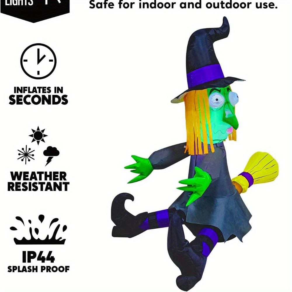 Penyihir Tiup Halloween 4FT de - Outdoor Lighting On Trees ulasan dan harga