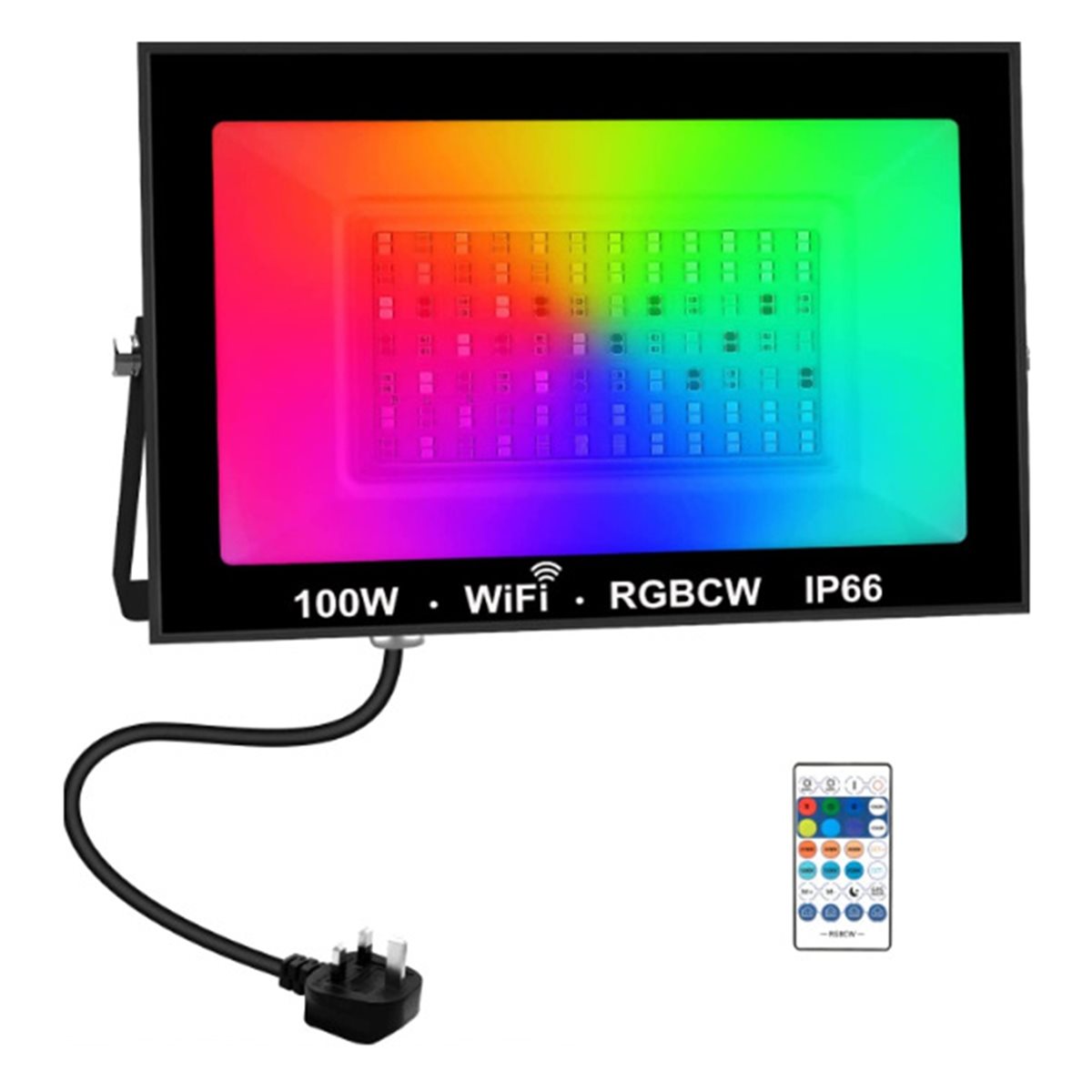 AA19 100W RGBCW Lampu Sorot LE - Outdoor Lighting Uk ulasan dan harga