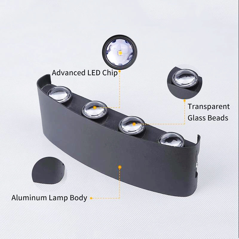 Lampu Dinding LED Aluminium Ta - Outdoor Lighting On Fence ulasan dan harga