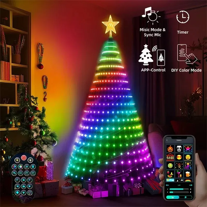 MIMIRGB 400 LED, Lampu LED Poh - Outdoor Lighting On Trees ulasan dan harga