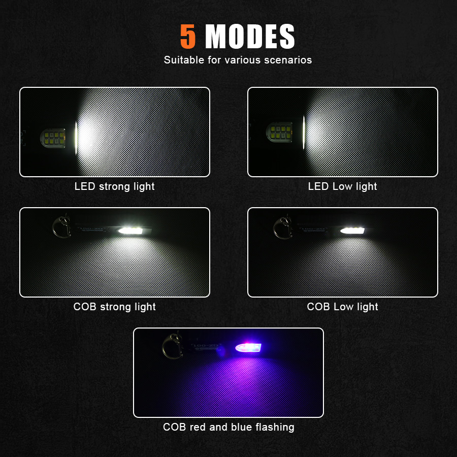 Senter LED Mini COB Multifungs - Outdoor Lighting Usb ulasan dan harga