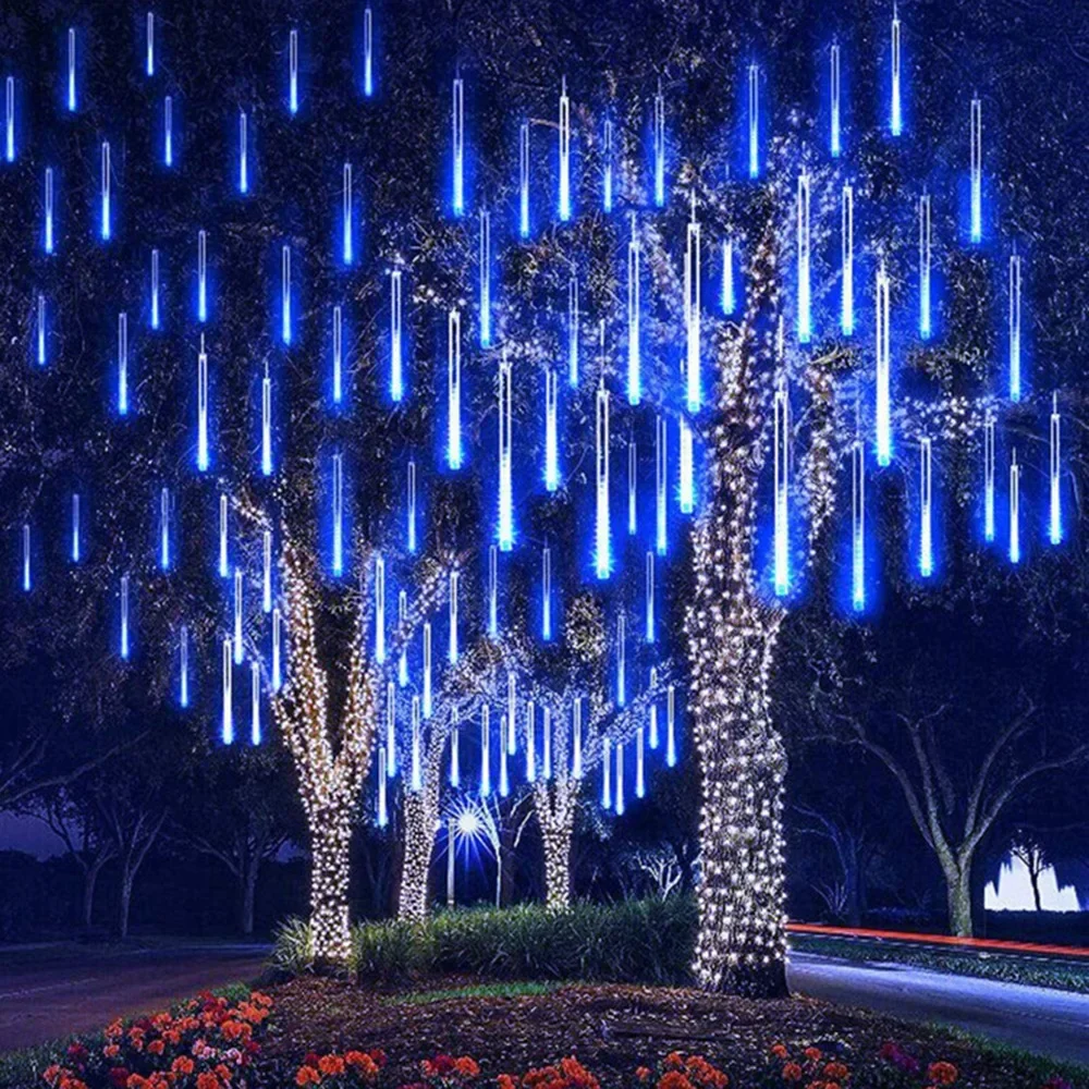 Lampu setrip LED 8 tabung huja - Outdoor Lighting On Trees ulasan dan harga