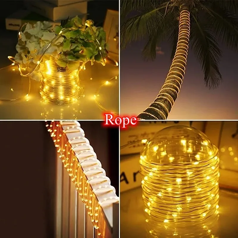 Lampu setrip tenaga surya LED, - Outdoor Lighting On Trees ulasan dan harga