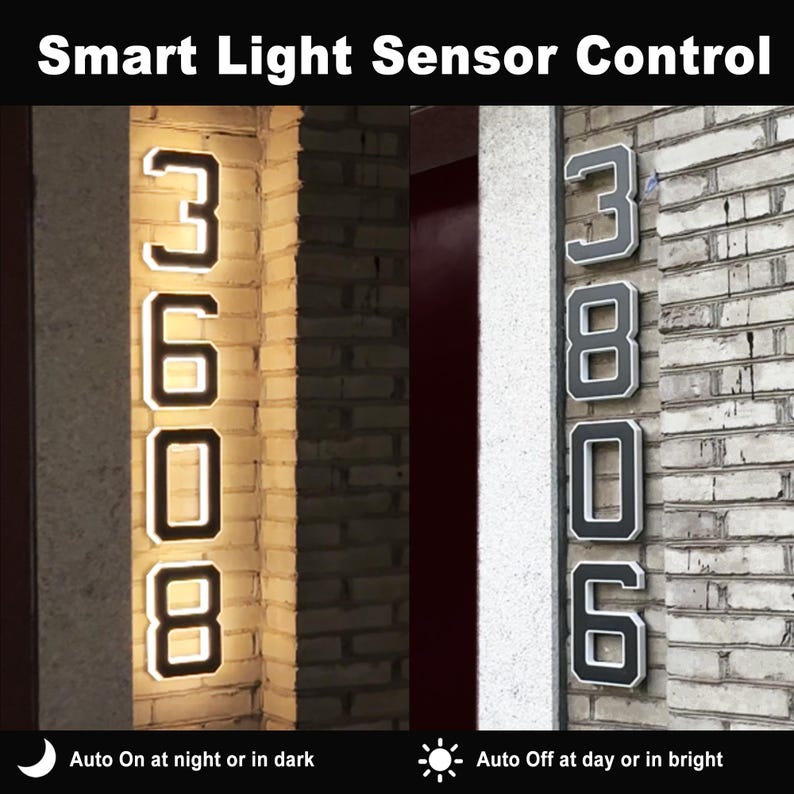 Tanda Nomor Rumah LED Tenaga S - Outdoor Lighting Led Fixtures ulasan dan harga
