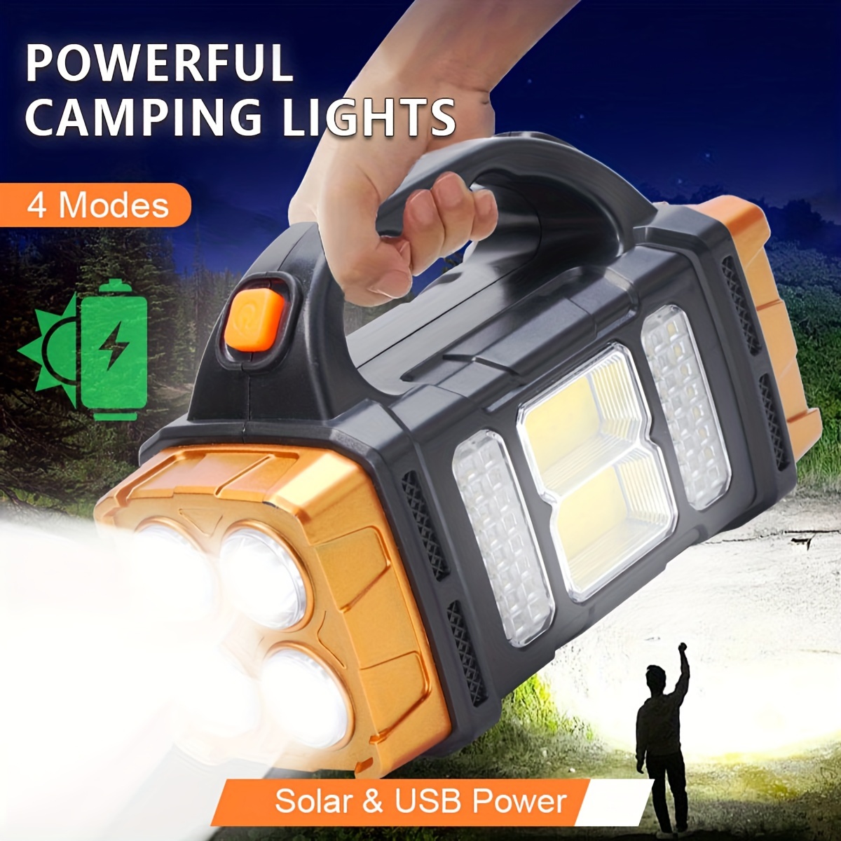 Senter LED Tenaga Surya Daya T - Outdoor Lighting Led Fixtures ulasan dan harga