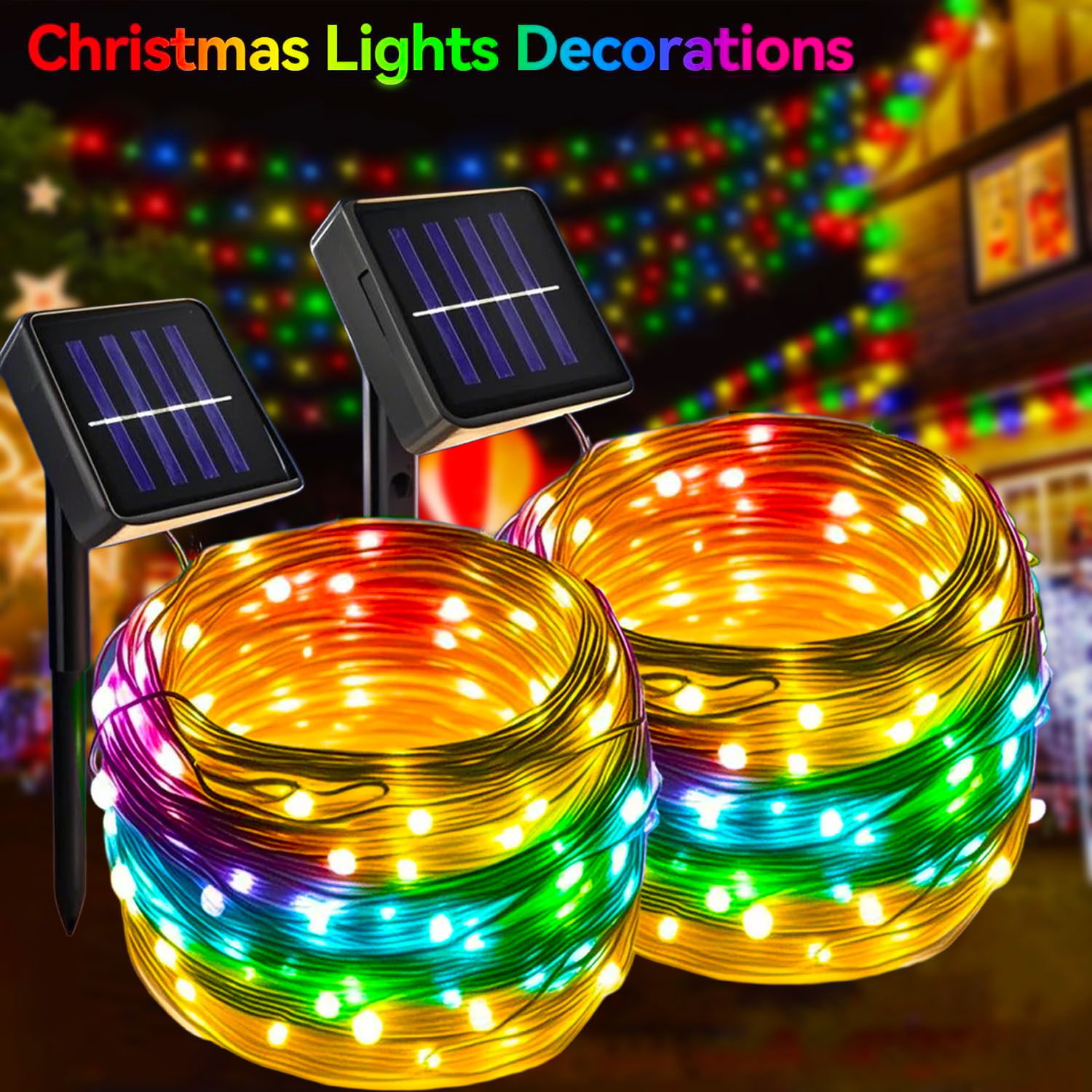 Lampu Natal Tenaga Surya untuk - Outdoor Lighting On Trees ulasan dan harga