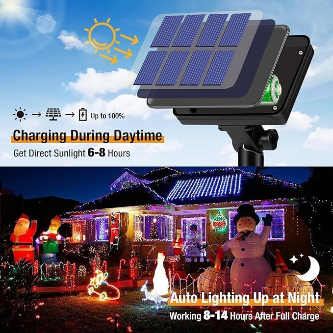 Lampu Natal Tenaga Surya untuk - Outdoor Lighting On Trees ulasan dan harga