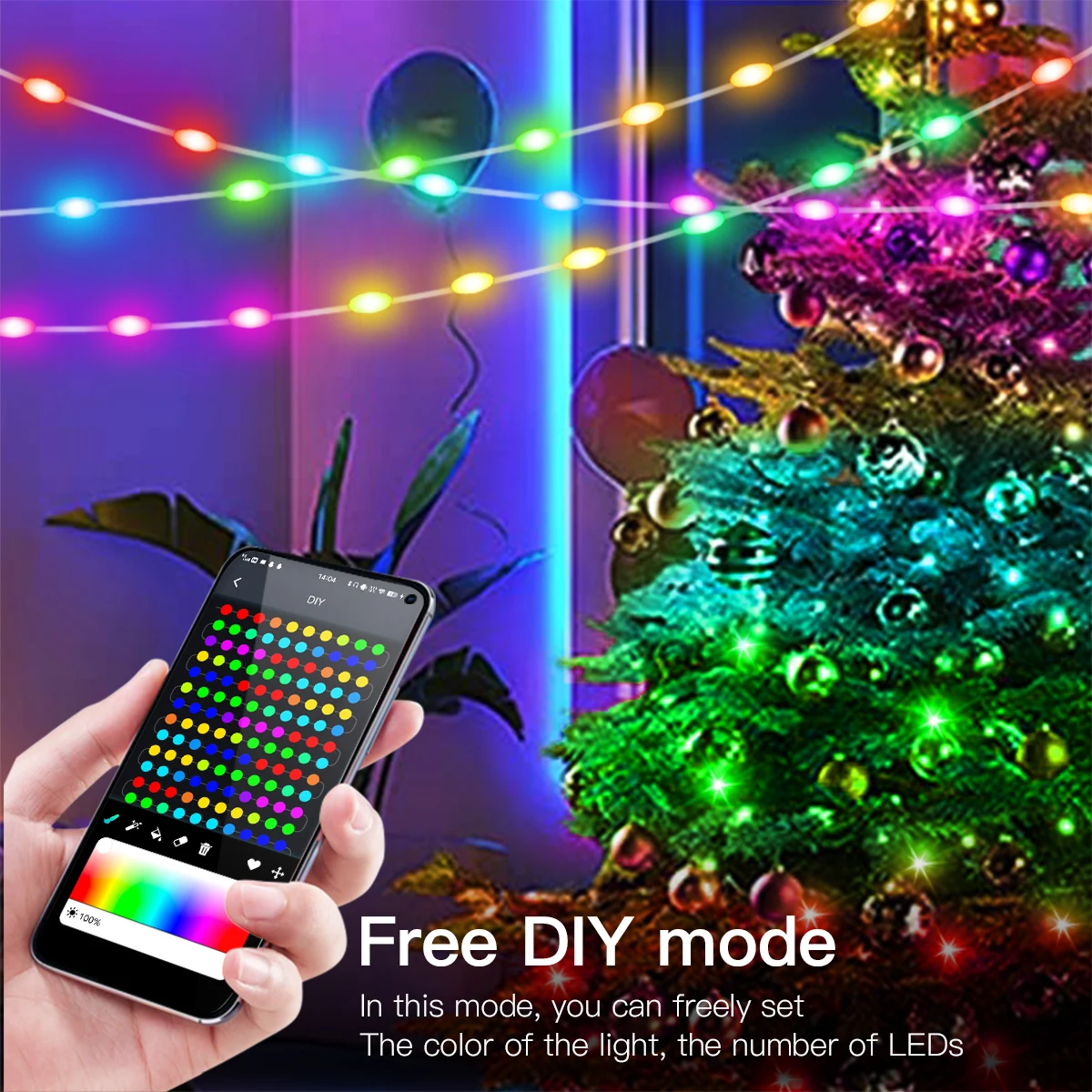 Lampu Dekorasi Tali USB 5V RGB - Outdoor Lighting On Trees ulasan dan harga