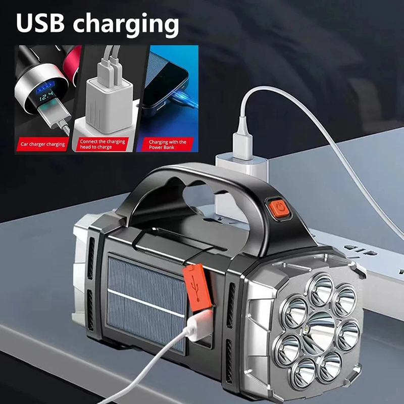 Senter LED Tenaga Surya USB Po - Outdoor Lighting Usb ulasan dan harga