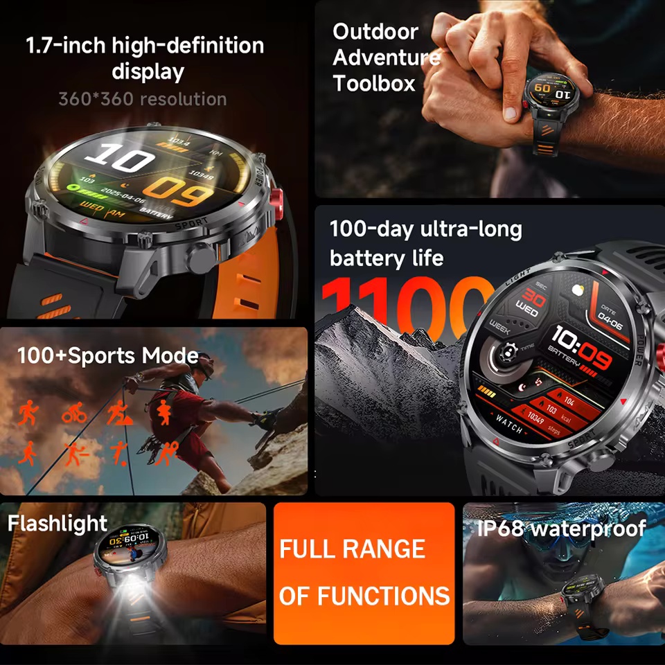 Jam Tangan Pintar T-Rex3 Pro 2 - Outdoor Lighting Japanese ulasan dan harga