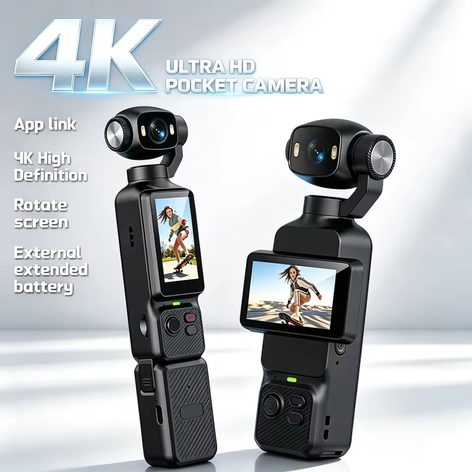 Kamera Aksi Gimbal Genggam 4K  - Outdoor Lighting Japanese ulasan dan harga