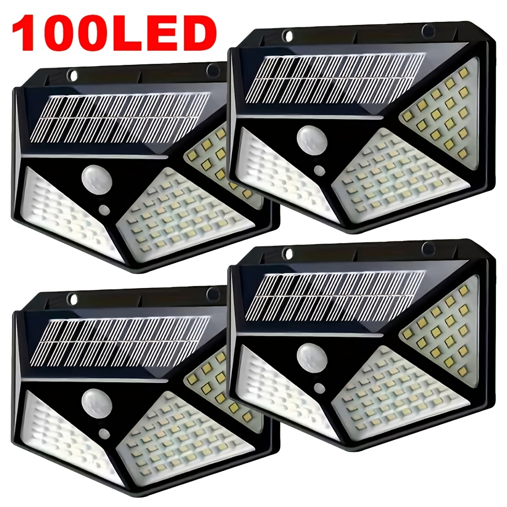 Lampu Taman Tenaga Surya 100LE - Outdoor Lighting On Fence ulasan dan harga