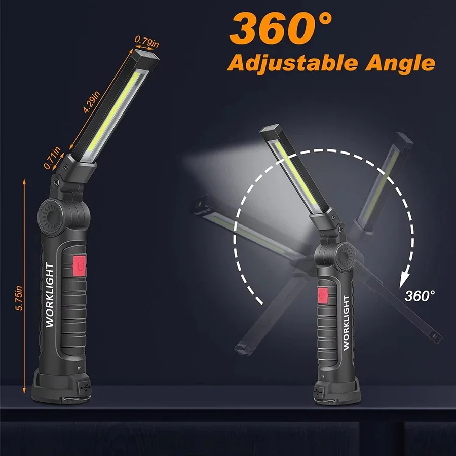 Senter LED COB Portabel Baru,  - Outdoor Lighting Usb ulasan dan harga