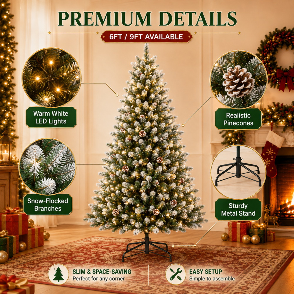 Pohon Natal Buatan Berlapis Sa - Outdoor Lighting On Trees ulasan dan harga