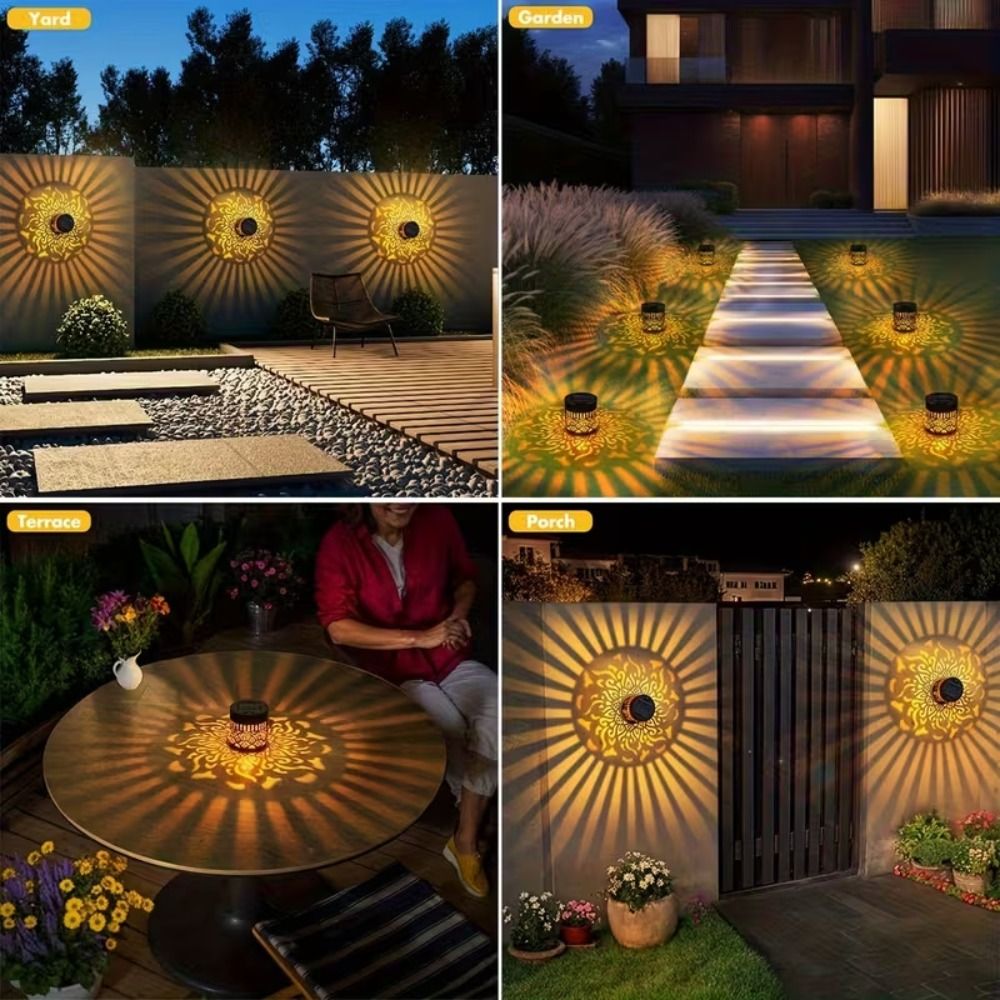Lampu Dinding Tenaga Surya Man - Outdoor Lighting On Fence ulasan dan harga