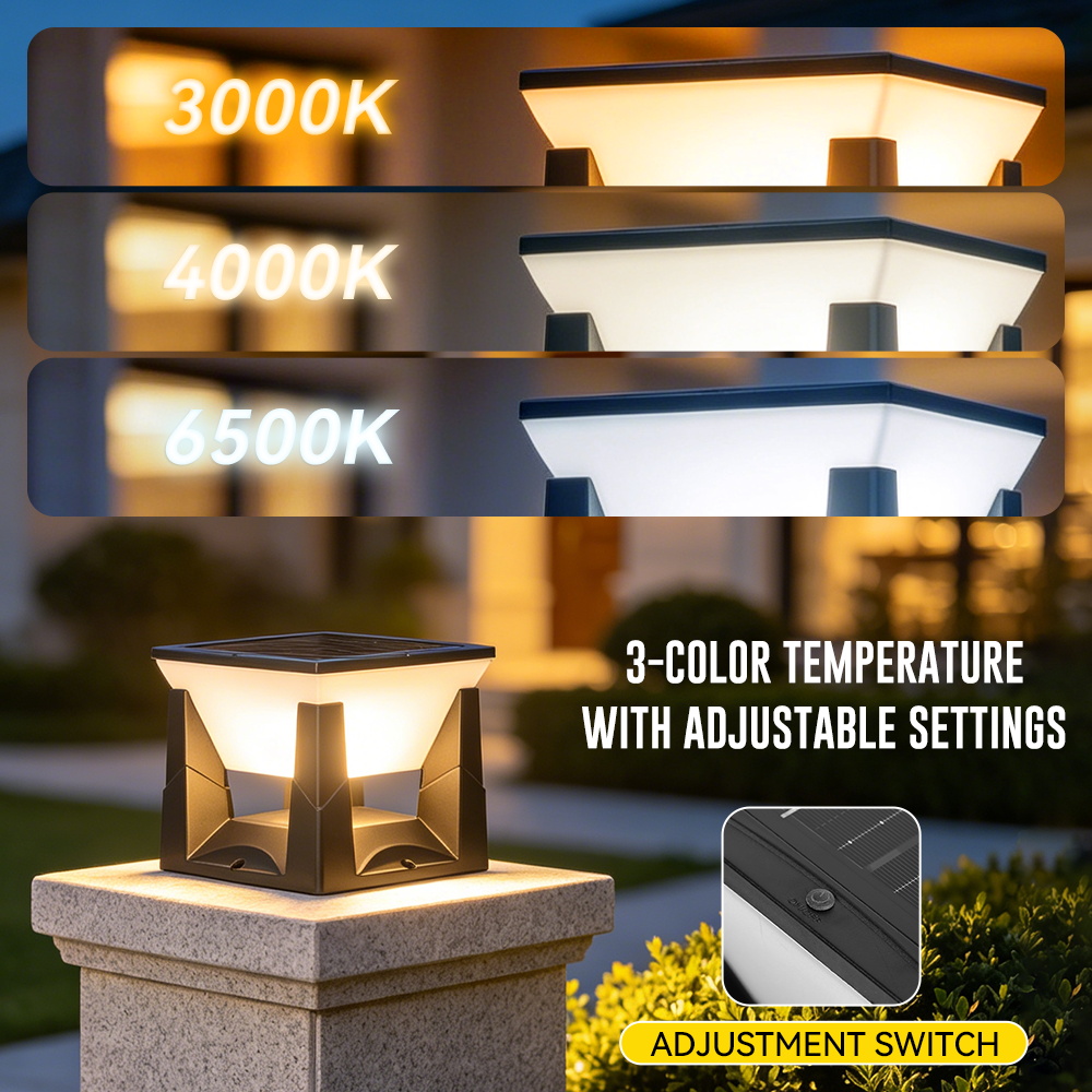 Lampu Pilar Tenaga Surya LED T - Outdoor Lighting On Fence ulasan dan harga