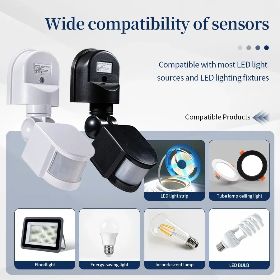 12V PIR Sensor Gerak 110-240V  - Outdoor Lighting Led Fixtures ulasan dan harga